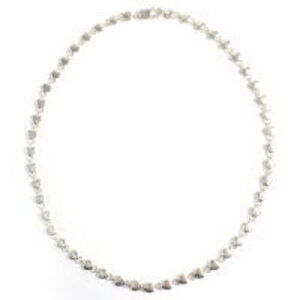 TIFFANY Co Puff Heart Necklace Sterling Silver